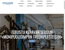 Tablet Screenshot of powercenter.fi